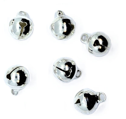10mm Copper Silver Jingle Bells