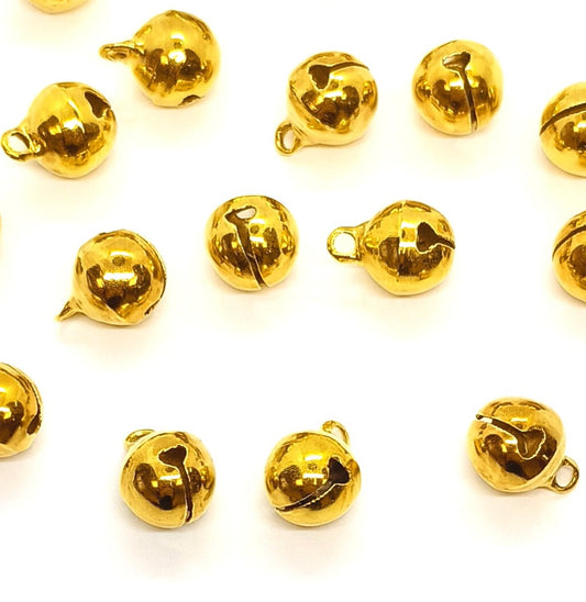10mm Copper Gold Jingle Bells