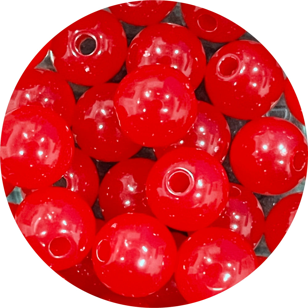 8mm Acrylic Round Jelly Beads