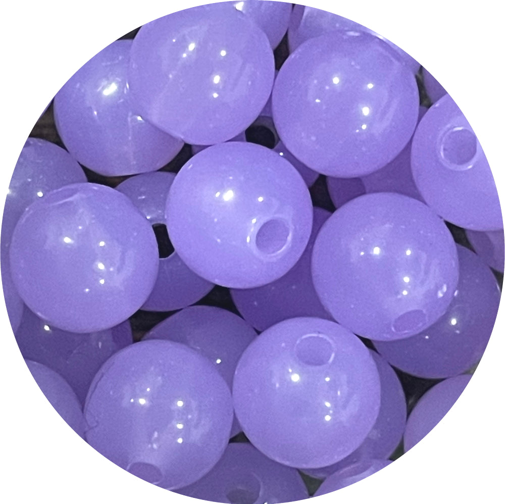 8mm Acrylic Round Jelly Beads