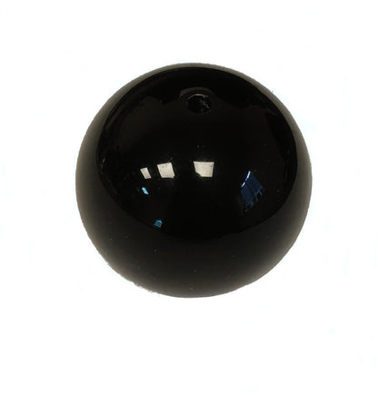 Black Opaque Round Acrylic Balls Beads 6mm - 30mm