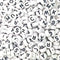 7mm White Round Acrylic Alphabet Beads