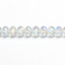 AB Clear Faceted Crystal Rondelle Beads - 6mm, 8mm, 10mm