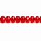 Red Faceted Crystal Rondelle Beads - 8mm, 10mm