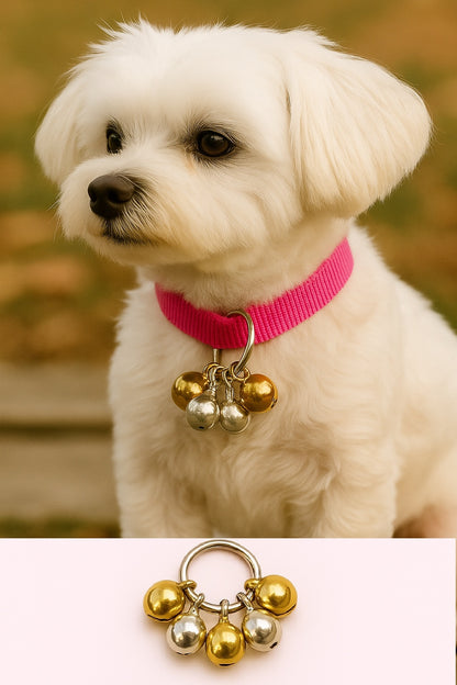 10mm Copper Silver & Gold Jingle Bells