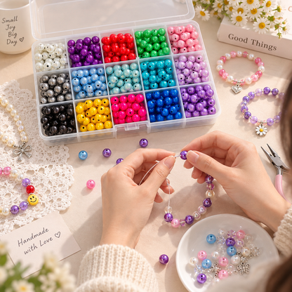 15-Compartment Plastic Storage Box Organizer