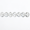 Clear Faceted Crystal Rondelle Beads - 6mm, 8mm, 10mm