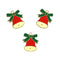 Christmas Metal Enamel Pendant Charms - Bells