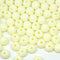 Cream Opaque Round Acrylic Balls Beads 6mm - 20mm