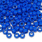 9x6mm Opaque Pony Beads - Dark Blue