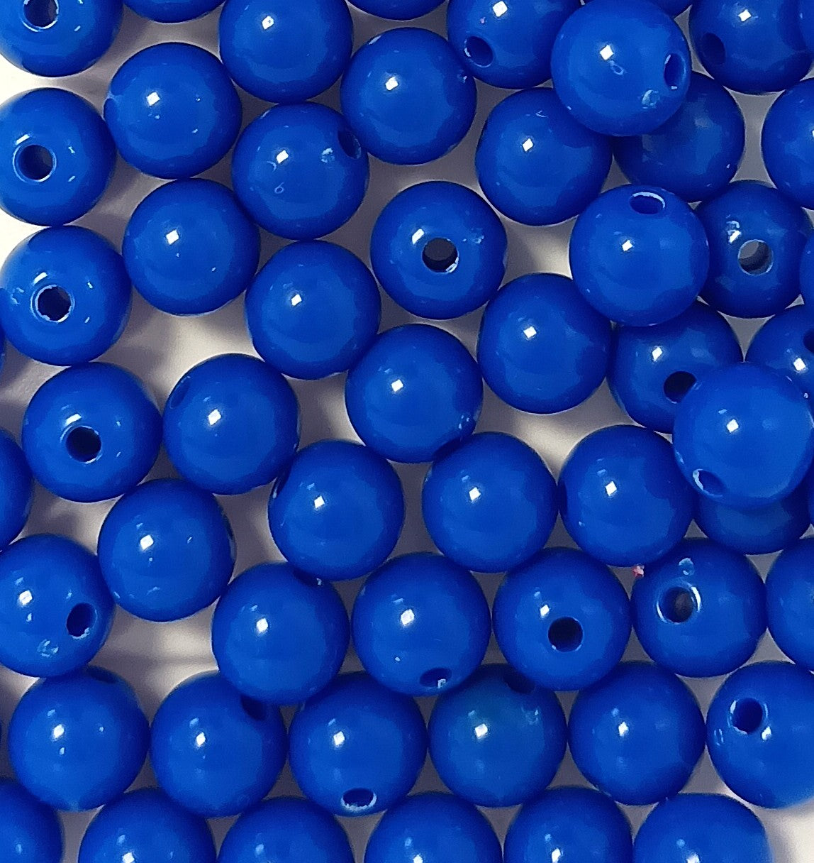 8mm Opaque Round Acrylic Balls Beads