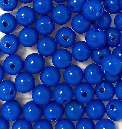 8mm Opaque Round Acrylic Balls Beads