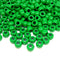 9x6mm Opaque Pony Beads - Dark Green