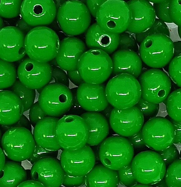 8mm Opaque Round Acrylic Balls Beads
