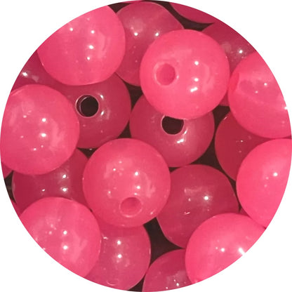 8mm Acrylic Round Jelly Beads