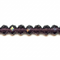 Dark Purple Faceted Crystal Rondelle Beads - 8mm, 10mm