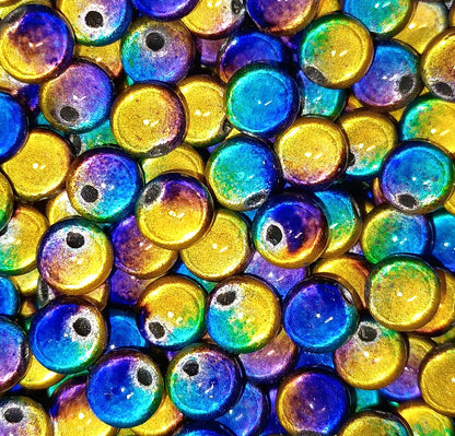 8mm Round Two-Tone Miracle Beads