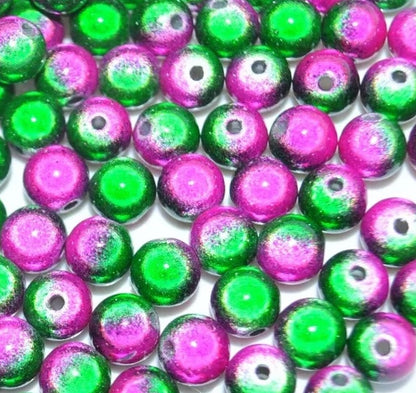 8mm Round Two-Tone Miracle Beads