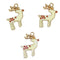 Christmas Metal Enamel Pendant Charms - Reindeer