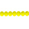 Yellow Faceted Crystal Rondelle Beads - 8mm, 10mm