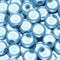 Silver Blue Acrylic Miracle Beads