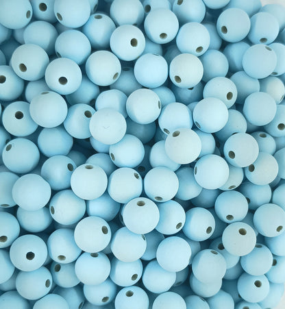 8mm Matte Frosted Acrylic Round Beads