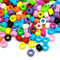 9x6mm opaque Pony Beads - Mixed Colour