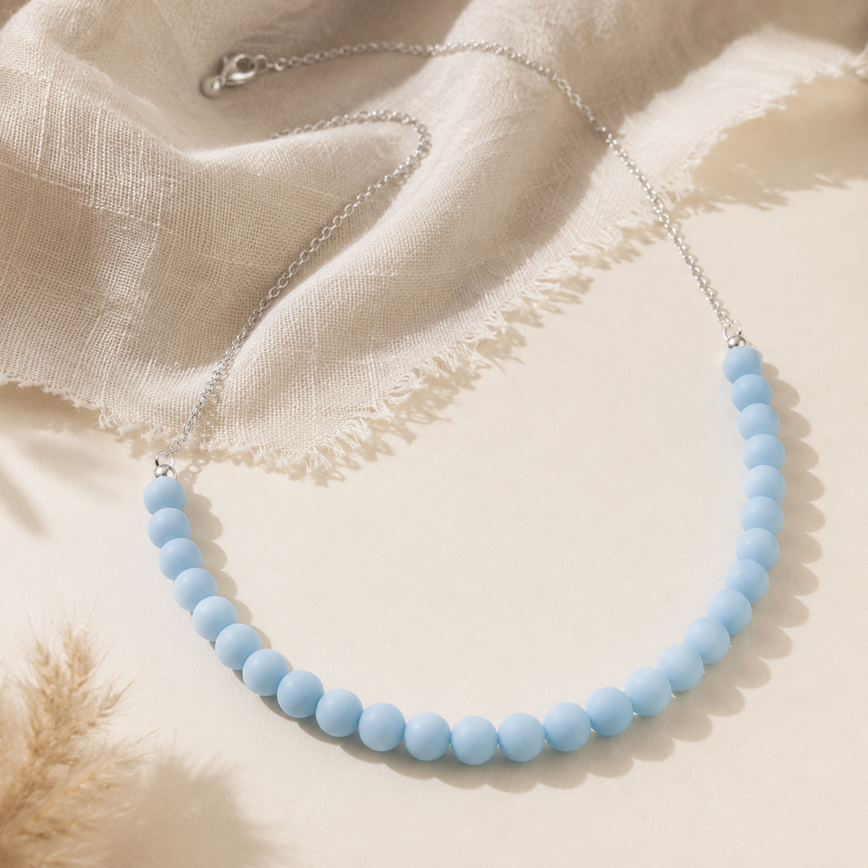 8mm Matte Frosted Acrylic Round Beads