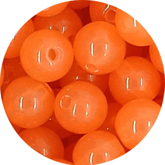 8mm Acrylic Round Jelly Beads