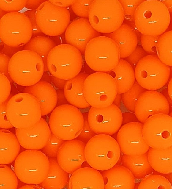 8mm Opaque Round Acrylic Balls Beads