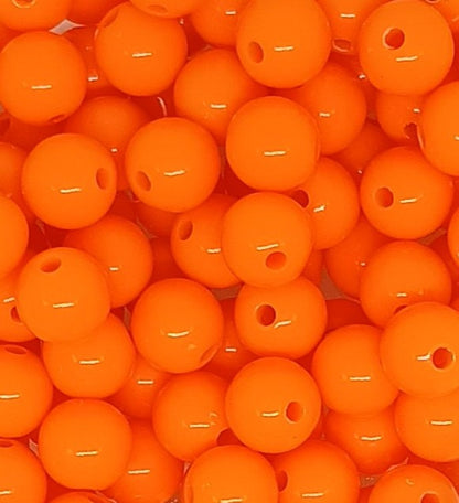 8mm Opaque Round Acrylic Balls Beads