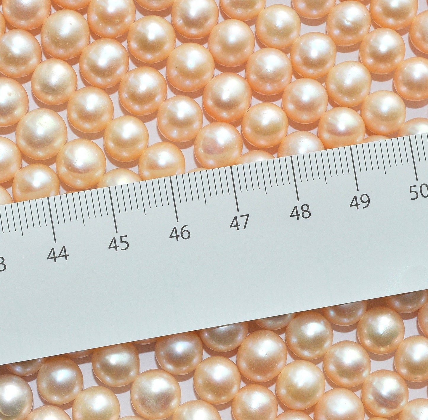 Pink Natural Freshwater Pearl round beads no modification, approx. 7-8 mm