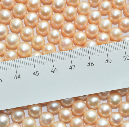 Pink Natural Freshwater Pearl round beads no modification, approx. 7-8 mm