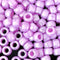 9x6mm Pearlised Pony Beads - Purple