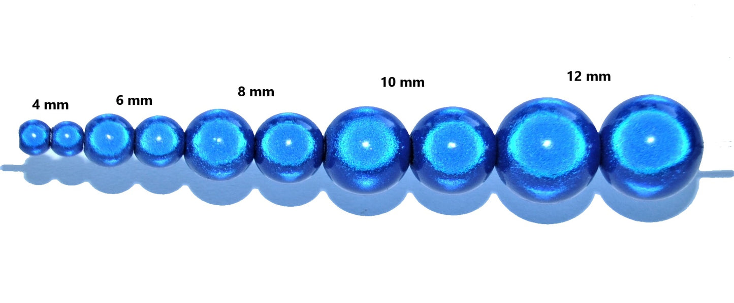 Dark Blue Acrylic Miracle Beads