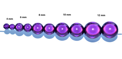 Dark Purple Acrylic Miracle Beads