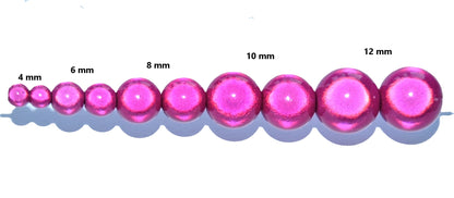 Deep Pink Acrylic Miracle Beads