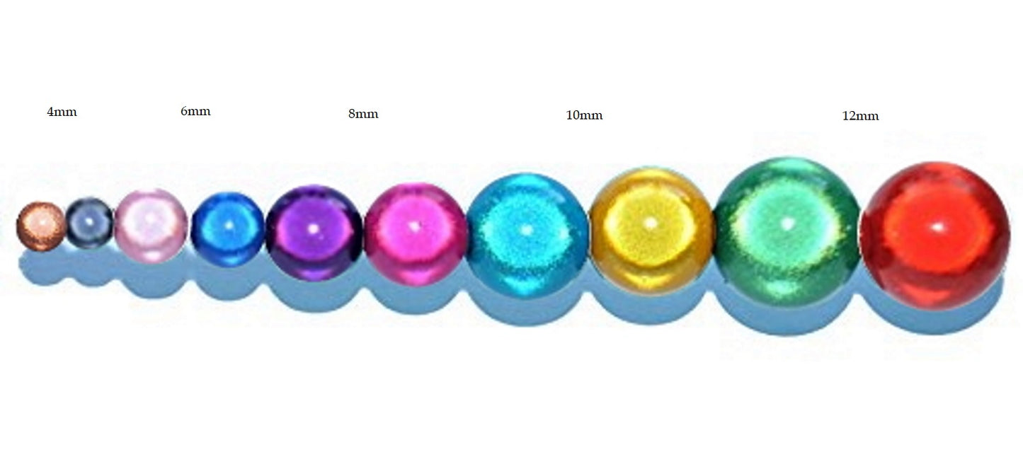6mm 3D Illusion Miracle Beads Box Set - 1200pcs
