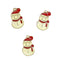 Christmas Metal Enamel Pendant Charms - Snow Man