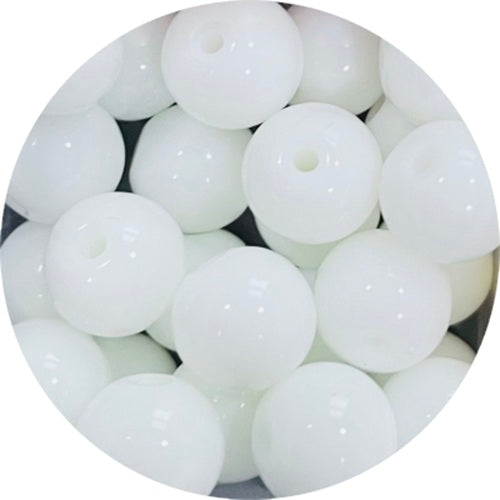 8mm Acrylic Round Jelly Beads