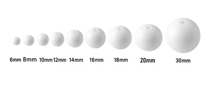 10mm Opaque Round Acrylic Balls Beads