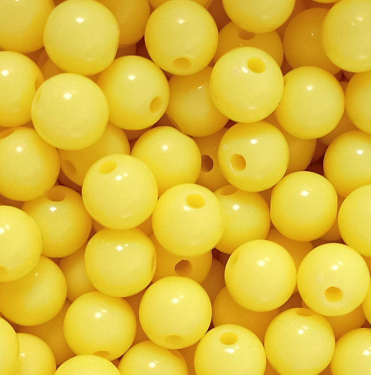 8mm Opaque Round Acrylic Balls Beads
