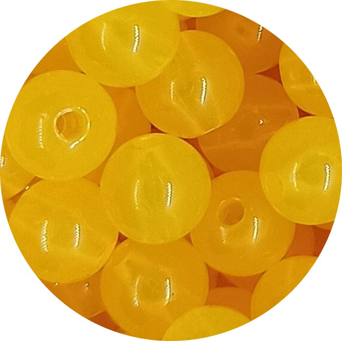 8mm Acrylic Round Jelly Beads